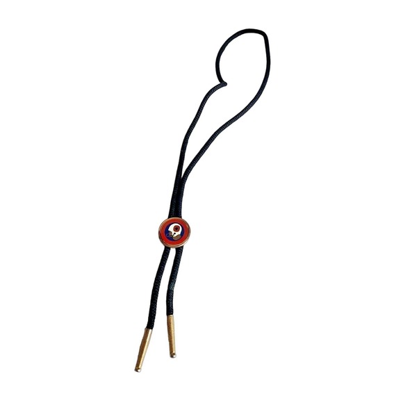 Vintage BSA Boy Scouts Of America Touchdown For Boypower USA Men's Bolo Tie - Picture 1 of 5